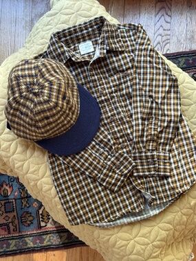 Crewcuts/J Crew Kids(NOT Factory) Corduroy Shirt & Hat